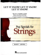 Jule Styne: Let It Snow! Let It Snow! Let It Snow! (snadné noty pro smyčcový orchestr, party, partitura)