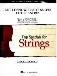Jule Styne: Let It Snow! Let It Snow! Let It Snow! (snadné noty pro smyčcový orchestr, party, partitura)