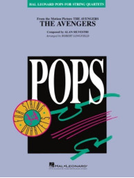 Alan Silvestri: The Avengers (noty pro smyčcový kvartet, party, partitura)