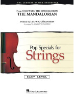 The Mandalorian from Star Wars (snadné noty pro smyčcový orchestr, party, partitura)