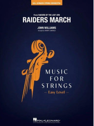 John Williams: Raiders March (snadné noty pro smyčcový orchestr, party partitura)