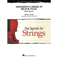 Brian Tyler: Assassins Creed IV: Black Flag - Main Theme (noty pro smyčcový orchestr, party, partitura)