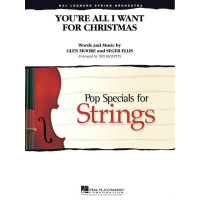 Glen Moore: You're All I Want for Christmas (noty pro smyčcový orchestr, party, partitura)