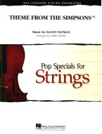 Danny Elfman: The Simpsons (noty pro smyčcový orchestr, party, partitura)