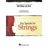 Henry Mancini: Peter Gunn (noty pro smyčcový orchestr, party, partitura)
