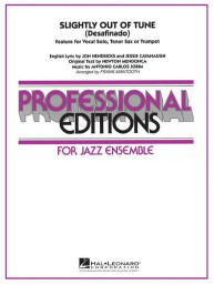 Antonio Carlos Jobim: Slightly Out of Tune - Desafinado (noty pro jazzový orchestr, party, partitura)