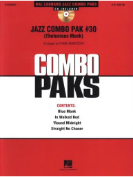 Jazz Combo Pak #30 - Thelonious Monk (noty pro jazzové kombo, party, partitura)(+audio)