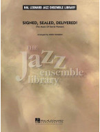 Stevie Wonder: Signed, Sealed, Delivered! (noty pro jazzový orchestr, party, partitura)