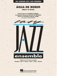Antonio Carlos Jobim: Agua de Beber - Water to Drink (snadné noty pro jazzový orchestr, party, partitura)