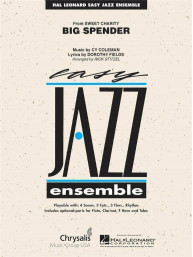 Cy Coleman: Big Spender (snadné noty pro jazzový orchestr, party, partitura)