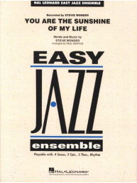 Stevie Wonder: You Are the Sunshine of My Life (noty pro snadný jazzový orchestr, party, partitura)