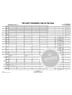 Andy Williams: The Most Wonderful Time of the Year (noty pro školní jazzový orchestr, party, partitura)