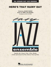 Johnny Burke: Here's That Rainy Day (snadné noty pro jazzový orchestr, party, partitura)