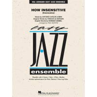 Antonio Carlos Jobim: How Insensitive - Insensatez (snadné noty pro jazzový orchestr, party, partitura)