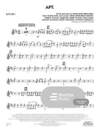 Rosé & Bruno Mars: APT. (snadné noty pro jazzový orchestr, party, partitura)