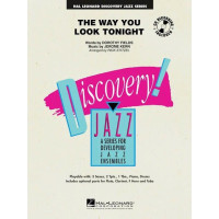 Jerome Kern: The Way You Look Tonight (snadné noty pro jazzový soubor, party, partitura)
