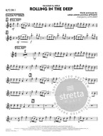 Adele: Rolling in the Deep (snadné noty pro jazzový soubor, party, partitura)