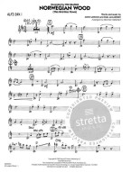 Beatles: Norwegian Wood (noty pro snadný jazzový orchestr, party, partitura)