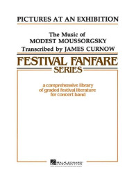 Modest Musorgskij: Pictures at an Exhibition (noty pro školní koncertní orchestr, party, partitura)