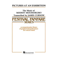 Modest Musorgskij: Pictures at an Exhibition (noty pro školní koncertní orchestr, party, partitura)