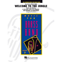 Guns N' Roses: Welcome to the Jungle (noty pro dechový žesťový orchestr, party, partitura)