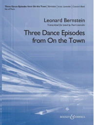 Leonard Bernstein: Three Dance Episodes from On the Town (noty pro koncertní orchestr, party, partitura)