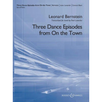 Leonard Bernstein: Three Dance Episodes from On the Town (noty pro koncertní orchestr, party, partitura)