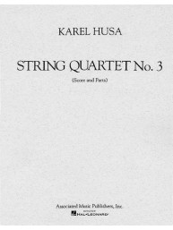 Karel Husa: String Quartet No. 3 (noty pro smyčcový kvartet, party)