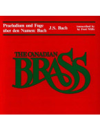 Johann Sebastian Bach: Präludium und Fuge über den Namen Bach (noty pro dechový žesťový orchestr, party, partitura)