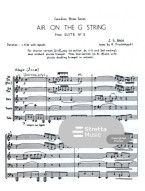 Johann Sebastian Bach: Air on the G String (noty pro dechový žesťový orchestr, party, partitura)