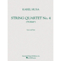Karel Husa: String Quartet No. 4 - Poems (noty pro smyčcový kvartet, party, partitura)