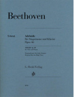 Ludwig van Beethoven: Adelaide Op.46 (noty na klavír, zpěv)