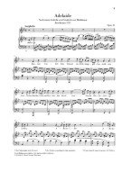 Ludwig van Beethoven: Adelaide Op.46 (noty na klavír, zpěv)