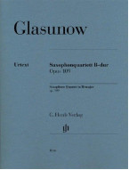 Alexandr Glazunov: Saxophone Quartet B Flat Major Op. 109 (noty na saxofon, party)