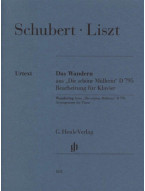 Franz Schubert, Franz Liszt: Wandering from “Die schöne Müllerin“ D 795 (noty na klavír)
