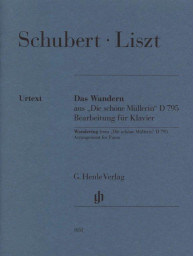 Franz Schubert, Franz Liszt: Wandering from “Die schöne Müllerin“ D 795 (noty na klavír)