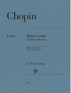 Frédéric Chopin: Waltz in A minor - discovered in 2024 (noty na klavír)