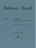 Claude Debussy / Maurice Ravel: Nocturnes (noty na čtyřruční klavír)