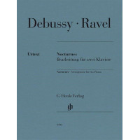 Claude Debussy / Maurice Ravel: Nocturnes (noty na čtyřruční klavír)