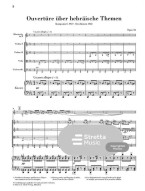 Sergej Prokofjev: Overture on Hebrew Themes Op. 34 (noty pro klarinet, klavír, smyčcové kvarteto)