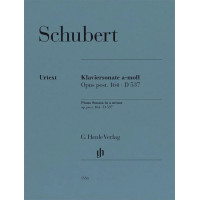 Franz Schubert: Piano Sonata A minor op. post. 164 D 537 (noty na klavír)
