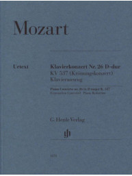 W.A. Mozart: Piano Concerto no. 26 in D major K. 537 (noty na čtyřruční klavír)