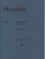 Alexandr Skrjabin: Eight Etudes op. 42 (noty na klavír)