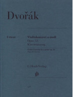 Antonín Dvořák: Violin Concerto in A Minor op. 53 (noty na housle, klavír)