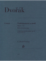 Antonín Dvořák: Violin Concerto in A Minor op. 53 (noty na housle, klavír)