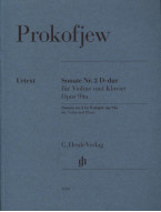Sergej Prokofjev: Sonata No. 2 in D major op. 94a (noty na housle, klavír)
