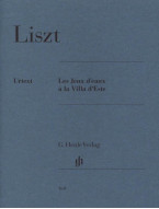 Franz Liszt: Les Jeux d'eaux á la Villa d'Este (noty na klavír)