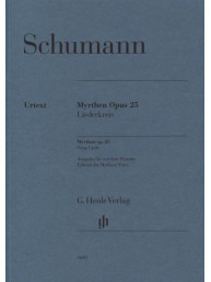 Robert Schumann: Myrthen Op. 25 - Medium Voice (noty na klavír, zpěv)