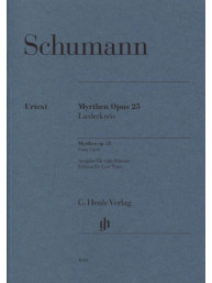 Robert Schumann: Myrthen Op. 25 - Low Voice (noty na klavír, zpěv)