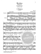 Robert Schumann: Myrthen Op. 25 - Low Voice (noty na klavír, zpěv)